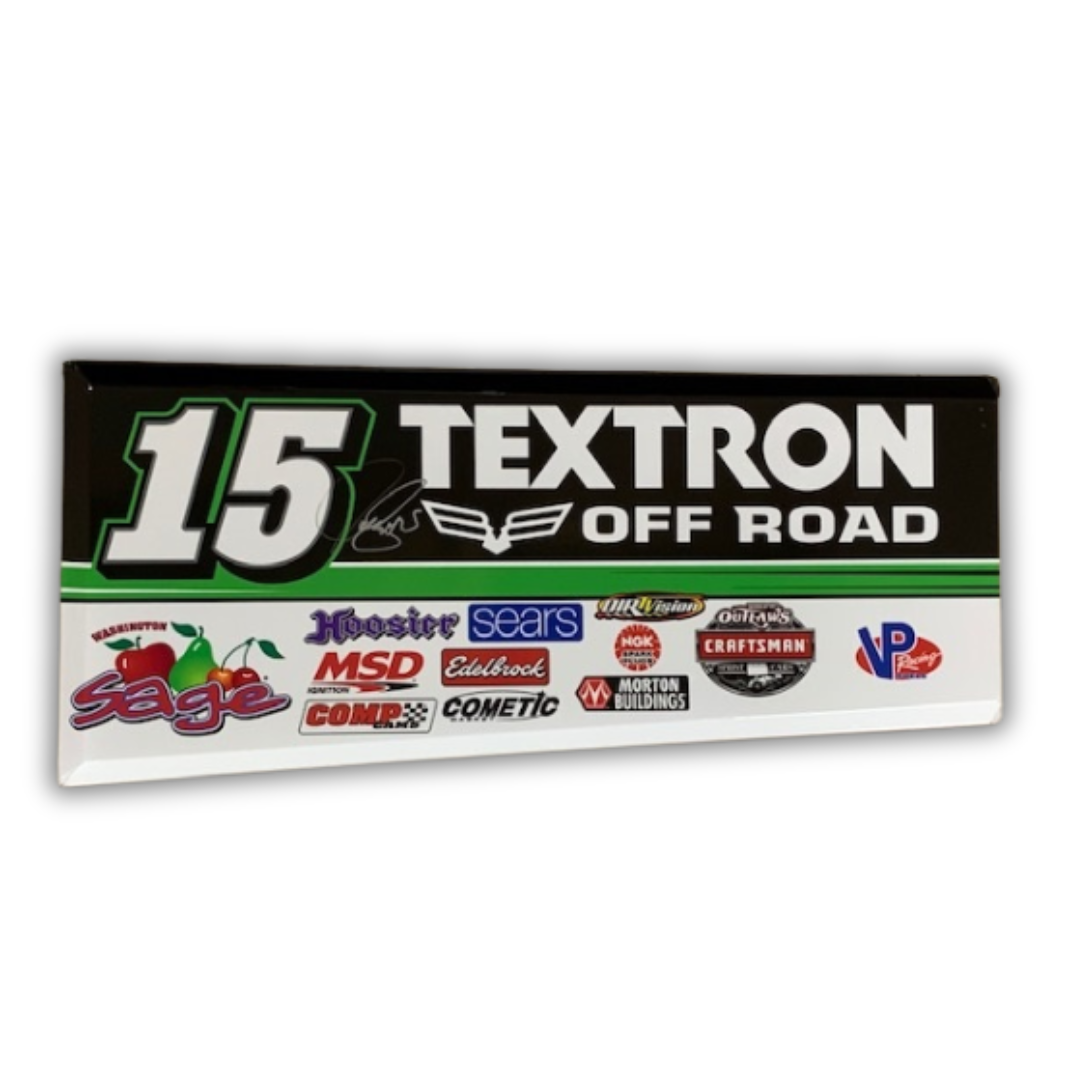 Miniature Wing Panel Textron Autographed