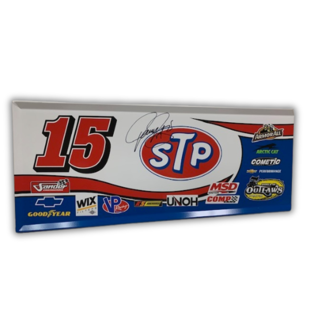 Miniature Wing Panel STP Car Autographed