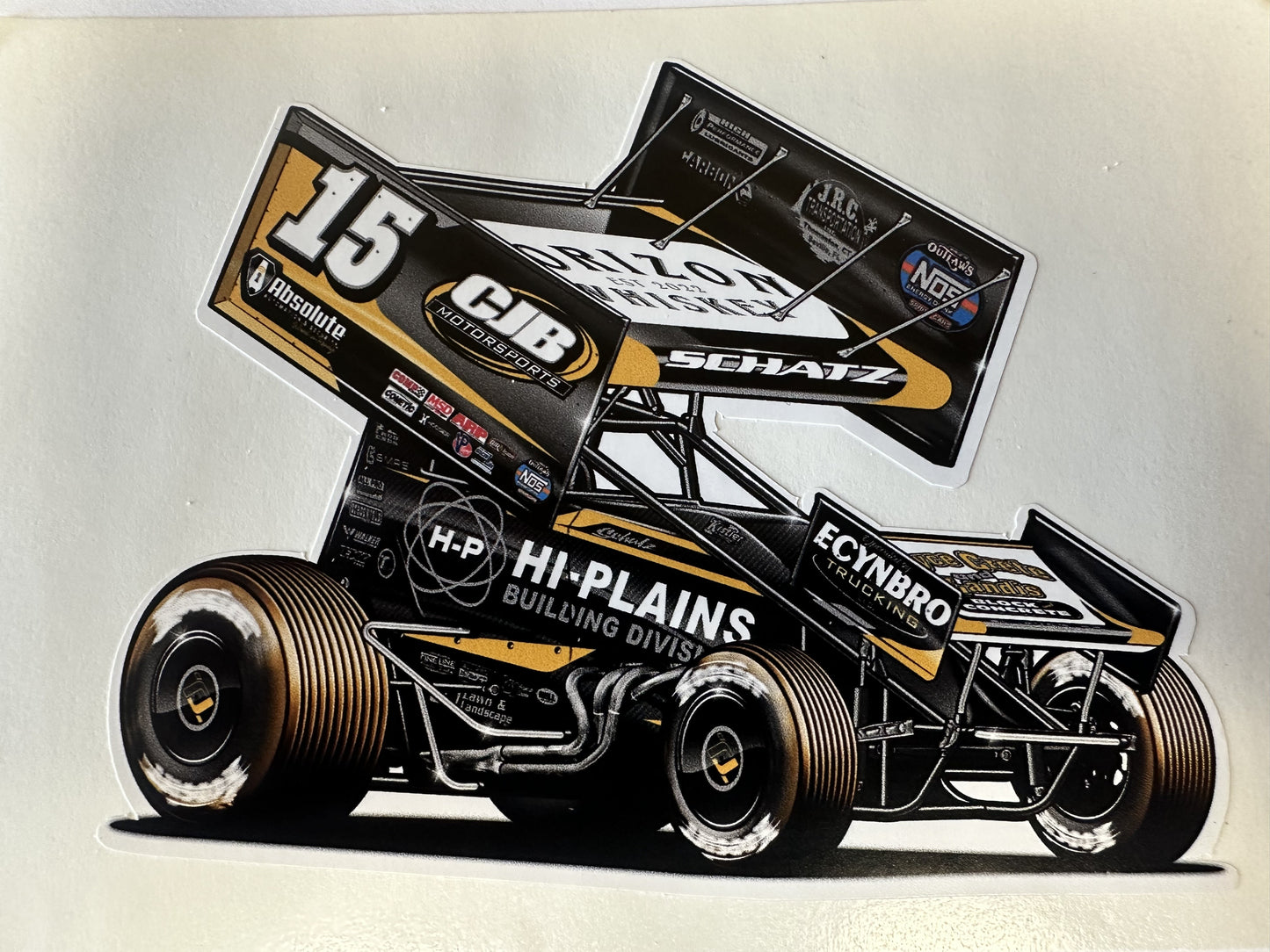 Decal CJB Car Right Side
