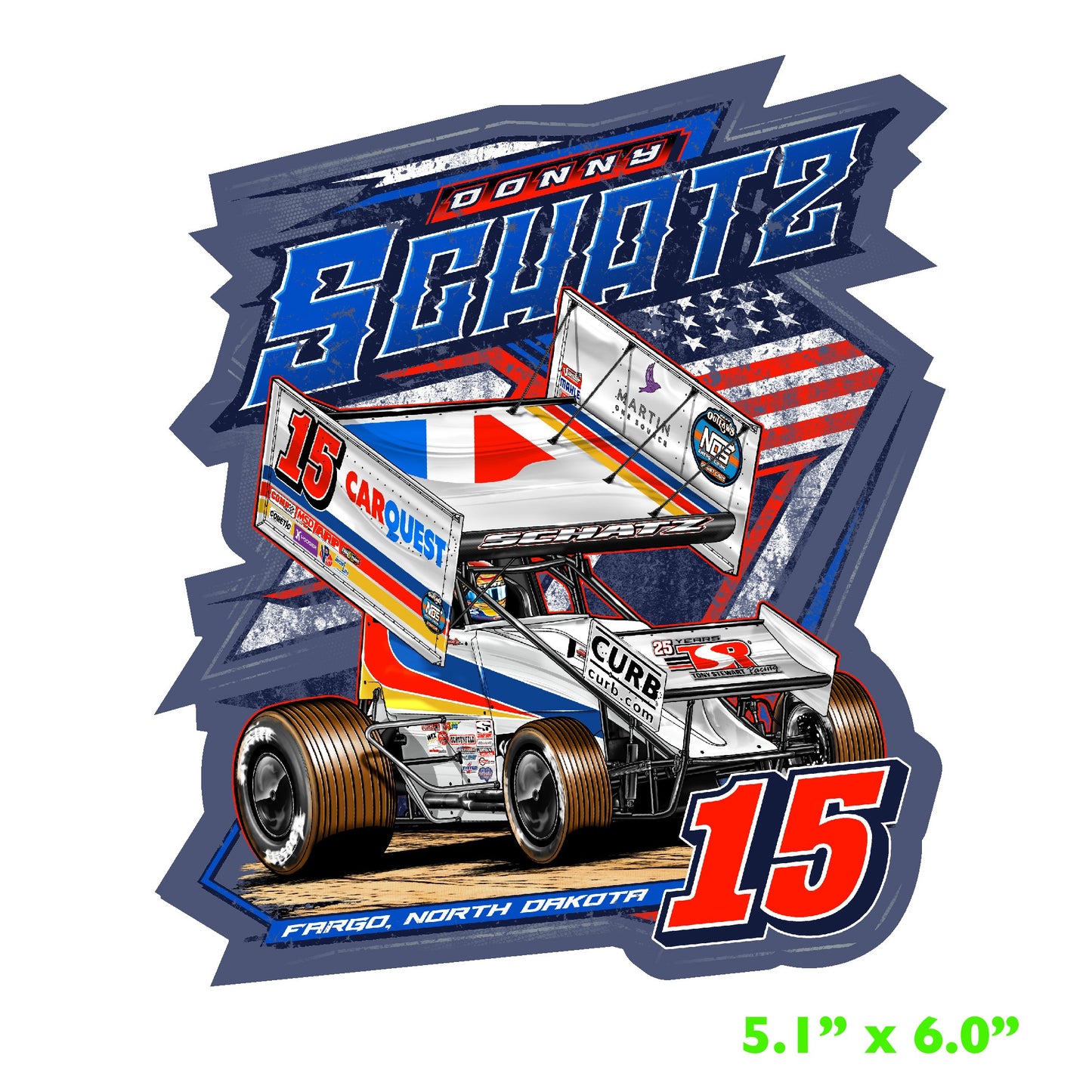 Decal Patriot Carquest