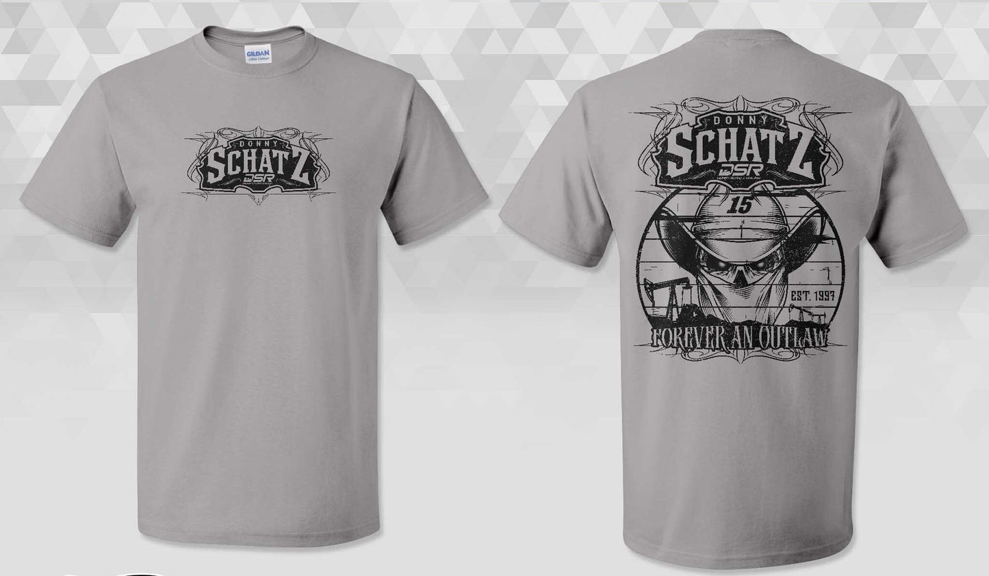 Forever an Outlaw Tonal Print on Gildan Dryblend TShirt