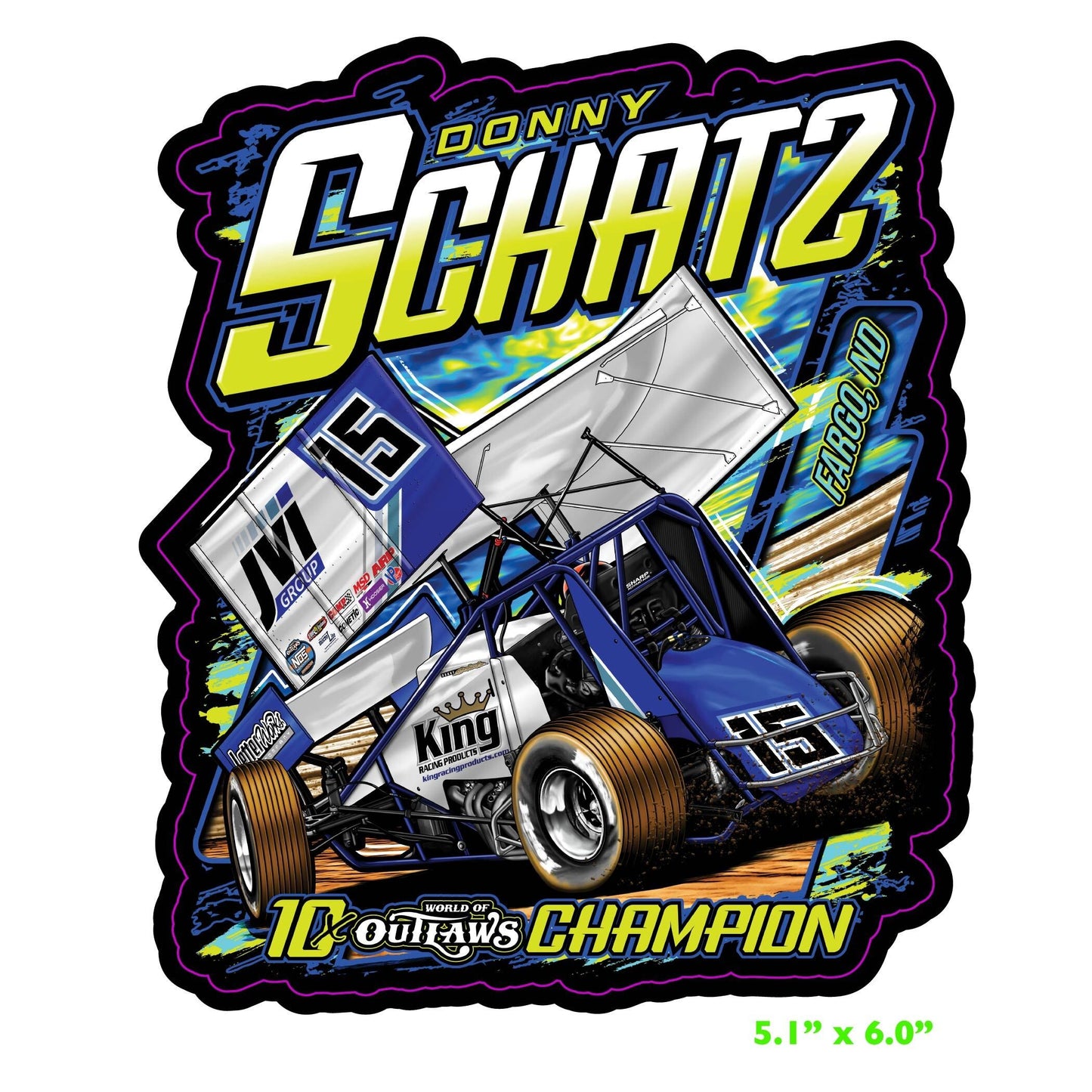 Decal JVI Sprint Car
