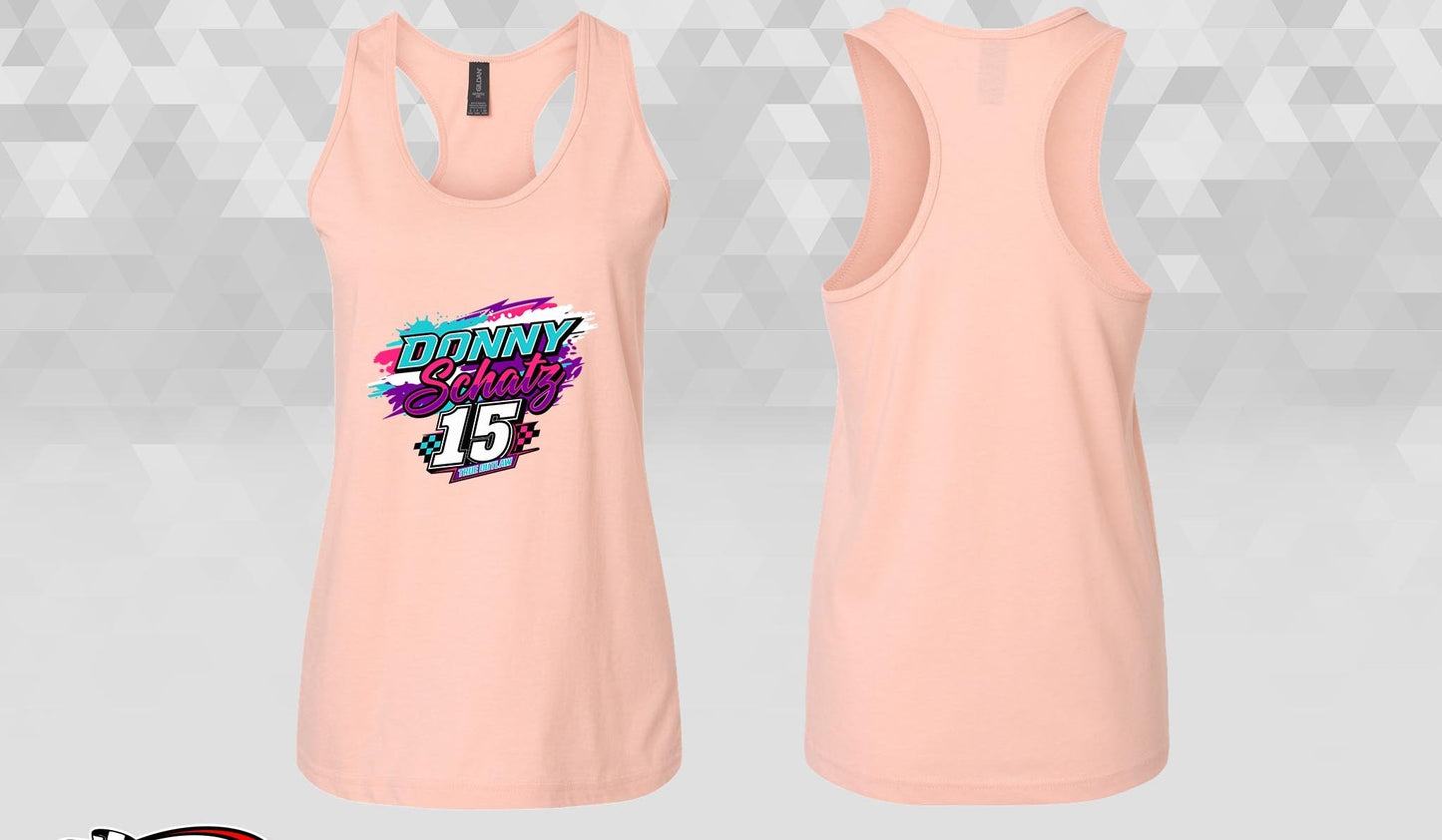 Ladies Peach Blush Gildan Tank Top Racerback