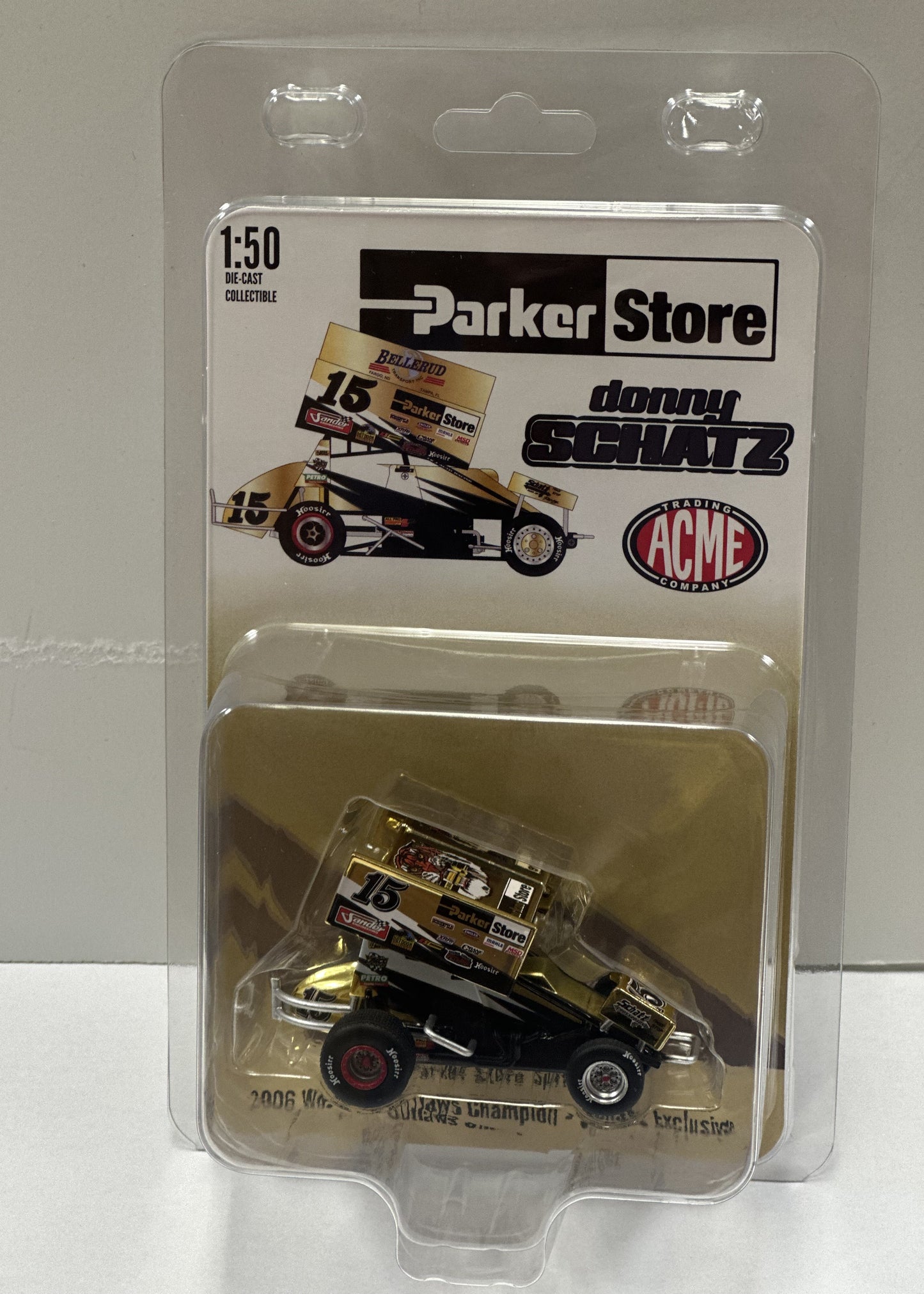 1:50th 2006 Parker Store WoO Championship Car in Gold