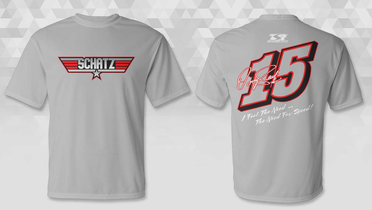 Sale Top Gun Silver Sport Tec Polyester TShirt