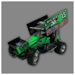 1:18th Scale 2018 Knoxville Nationals Wildcat Autographed Sprint Car 