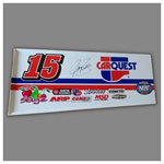 Miniature Wing Panel 2022 Knoxville Carquest Autographed