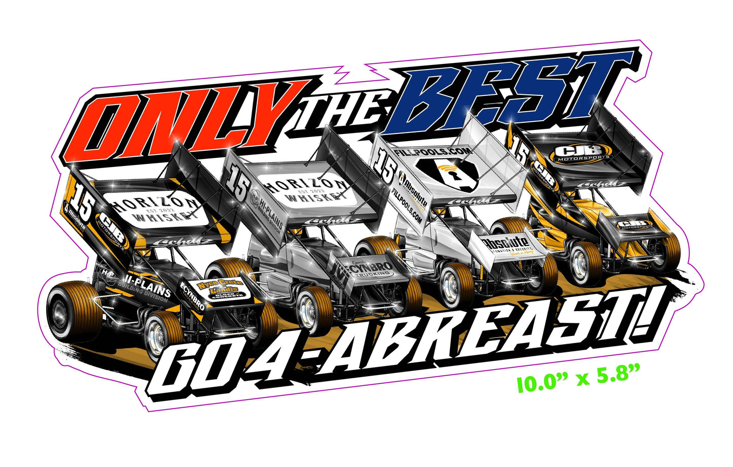 Decal 4 Abreast!