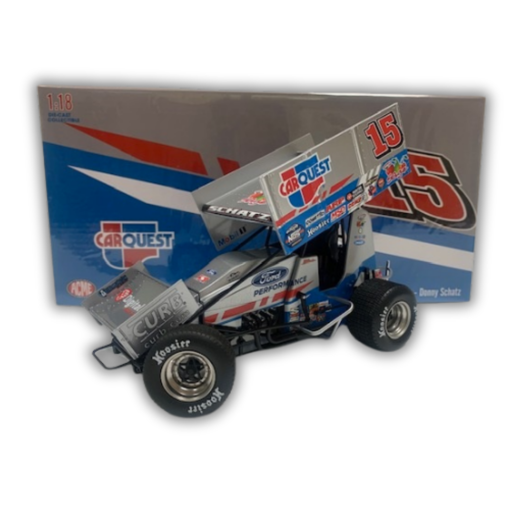 1:18th Scale 25th Anniversary 2021 Carquest Autographed Sprint Car Diecast