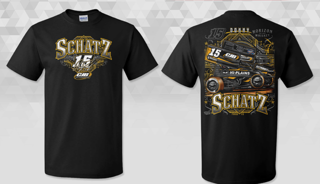 2026 CJB/Donny Schatz Black Gildan Dryblend TShirt