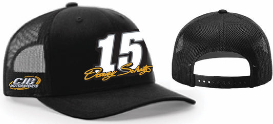 CJB 15 Richardson 112 Black Trucker Mesh Snapback