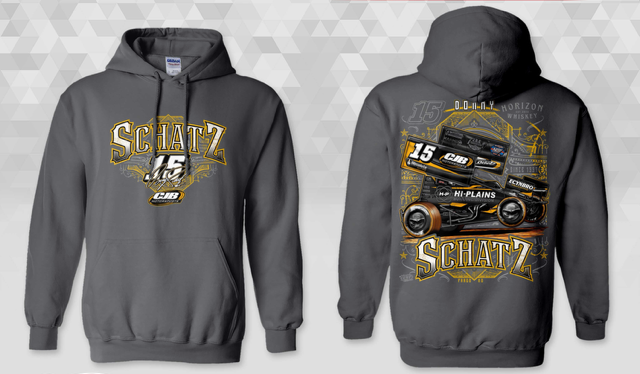 2026 CJB/Donny Schatz Charcoal Gildan Hoody