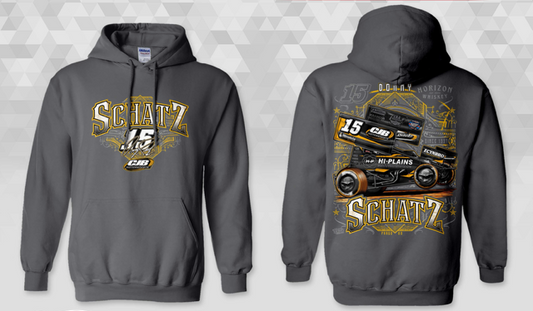 2026 CJB/Donny Schatz Charcoal Gildan Hoody
