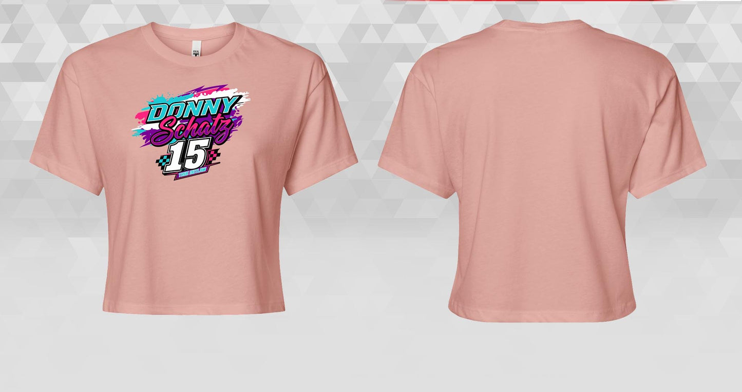 Ladies Ideal by Next Level Crop Top Desert Pink