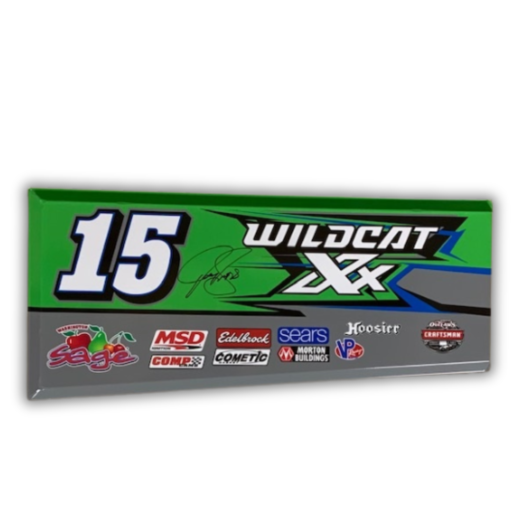 Miniature Wing Panel Wildcat Autographed