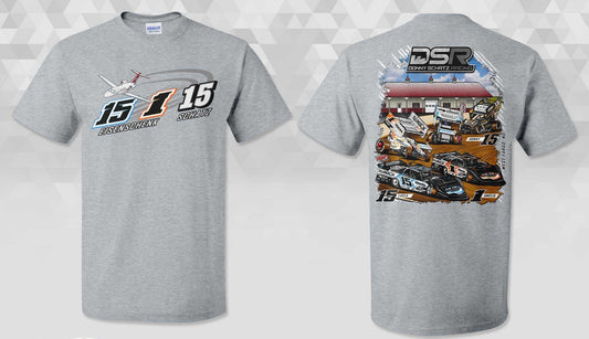 DSR Duo & Donny Schatz Gildan Sport Grey Gildan Dryblend TShirt