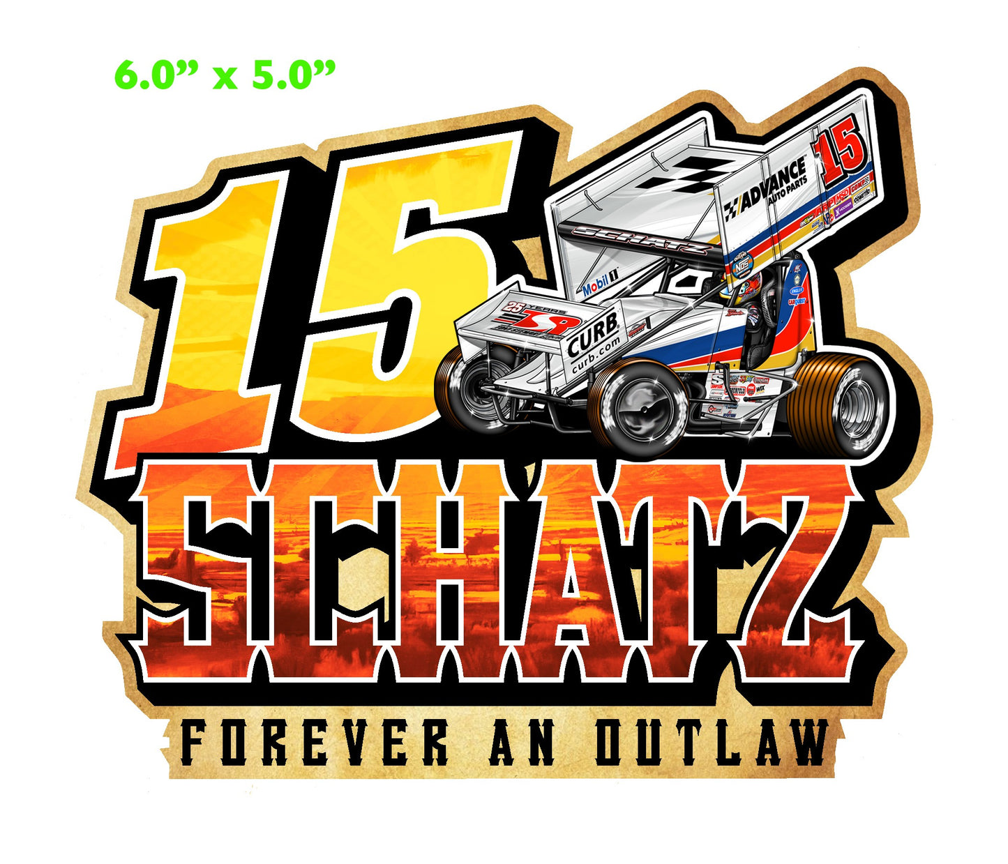 Decal Carquest Forever an Outlaw