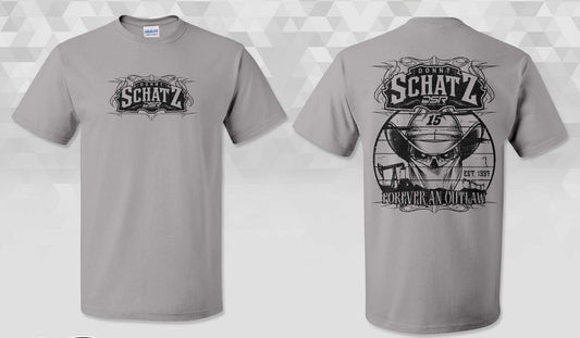 Forever an Outlaw Tonal Print on Gildan Gray Dryblend TShirt