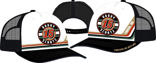 Hat Forever an Outlaw Black Mesh white front Adjustable