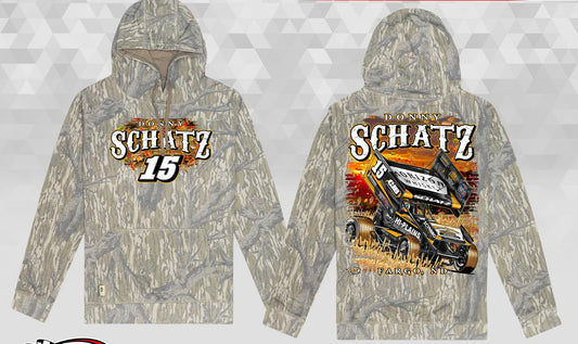 Donny Schatz Mossy Oak Washed Out Tri-Blend Hoodie