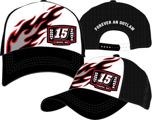 Hat Black Mesh Inferno Forever an Outlaw Adjustable