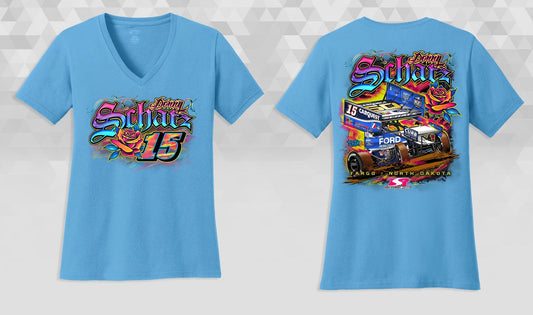 Sale Ladies Teal V Neck Port Authority Shirt