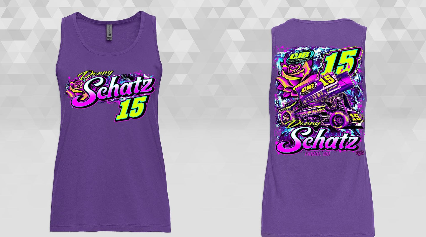 Coming Soon  Neon Rose Purple Rush Colored Tank Top