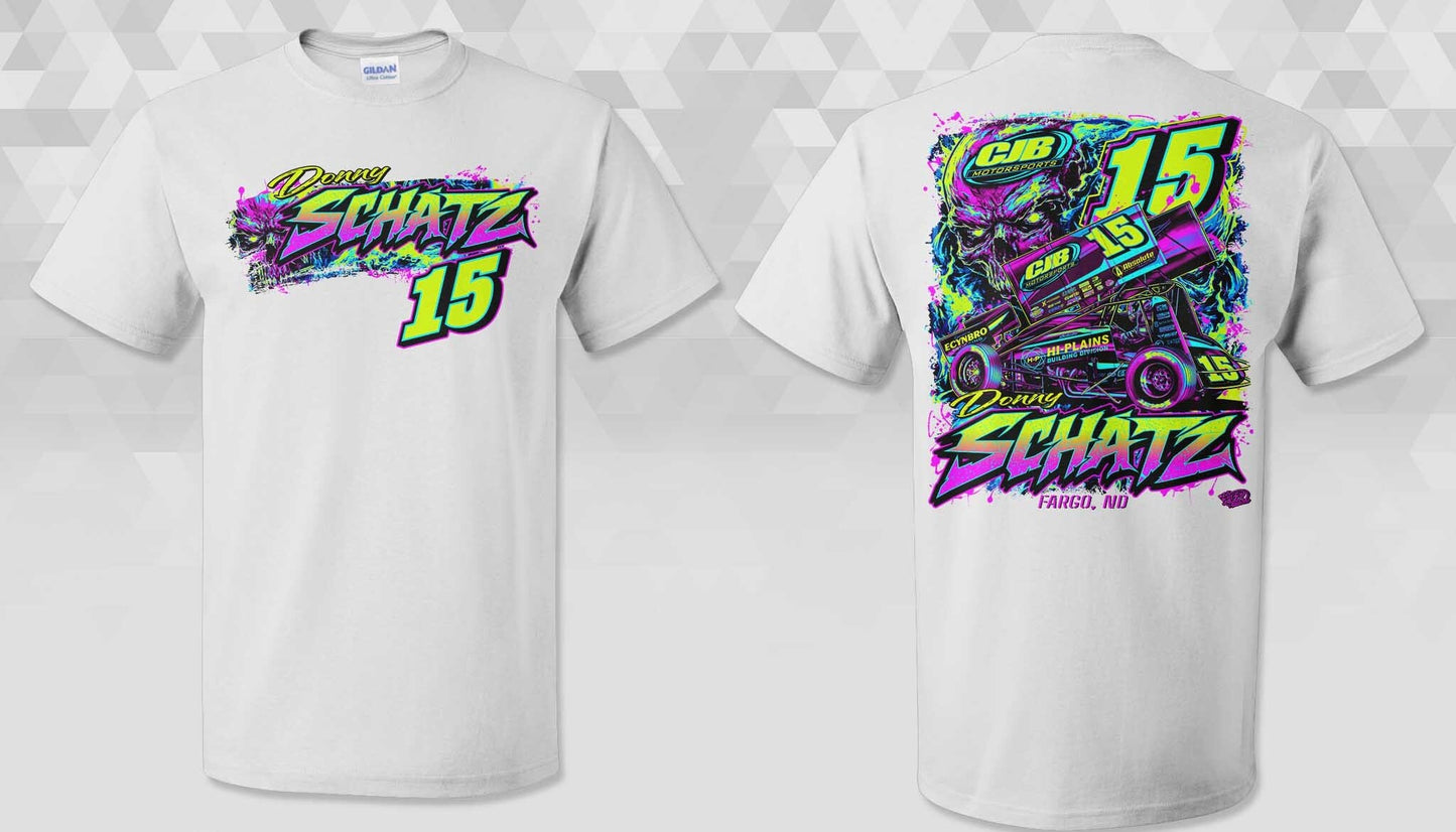 Neon Cool White Gildan Dryblend TShirt