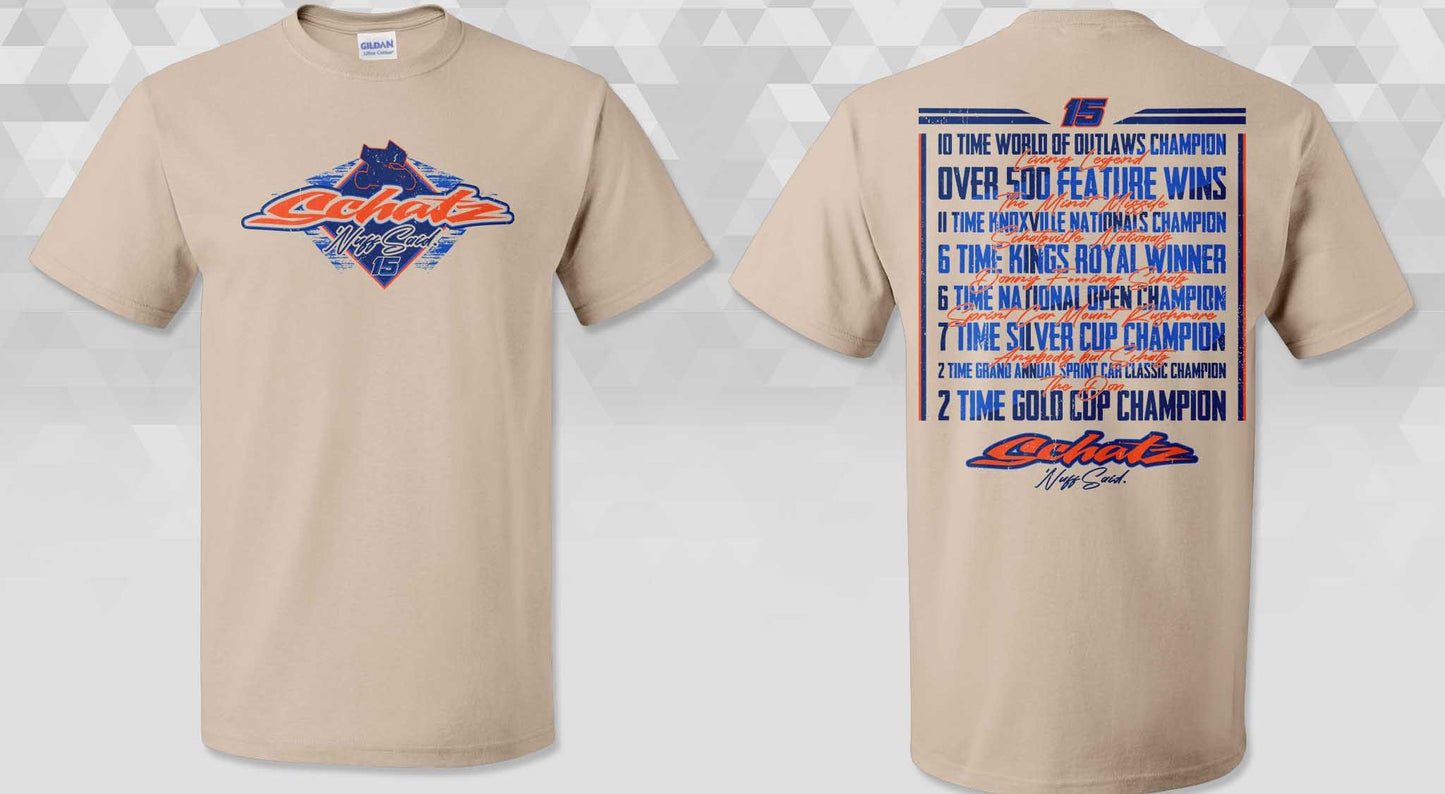 Sale "Nuff Said" Tan Gildan Dryblend TShirt
