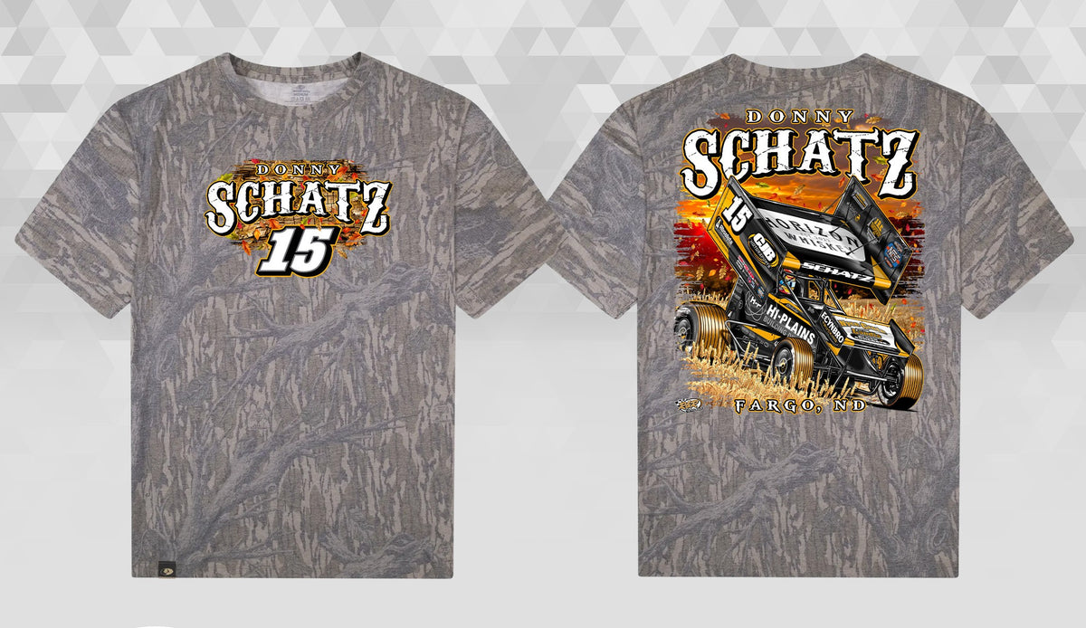 Donny Schatz Fall 2026 Mossy Oak Washed out TriBlend TShirt
