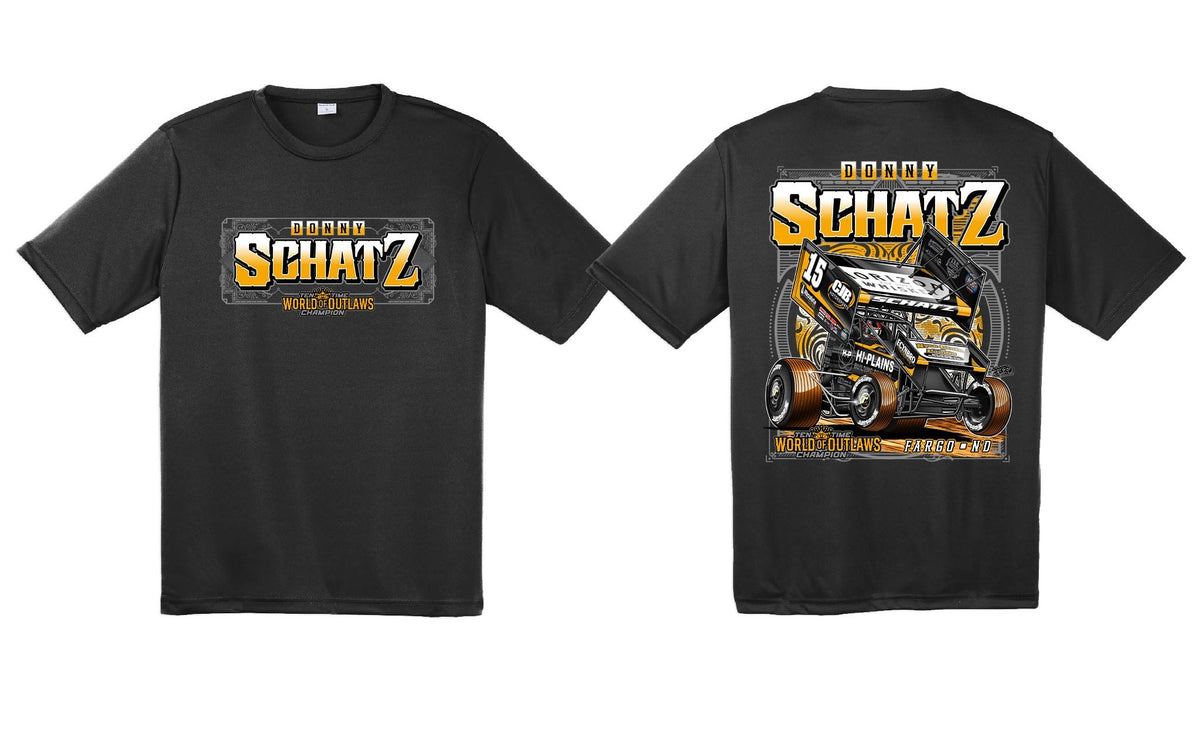Youth Black Sport Tec Polyester TShirt