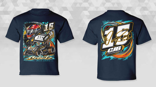 2026 Youth Navy Blue Polyester Tshirt