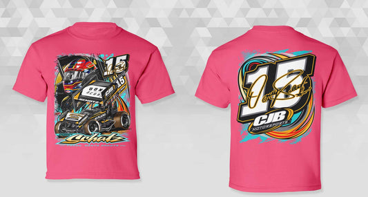 2026 Youth Neon Pink Polyester TShirt