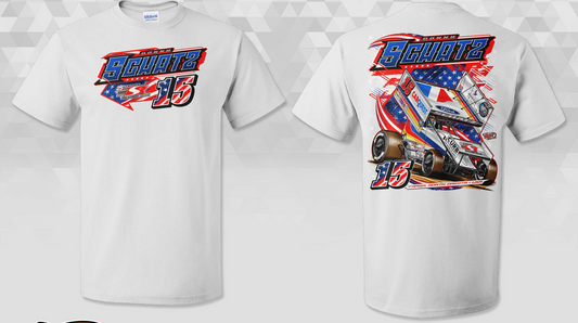 Sale Patriot White Gildan Dryblend TShirt